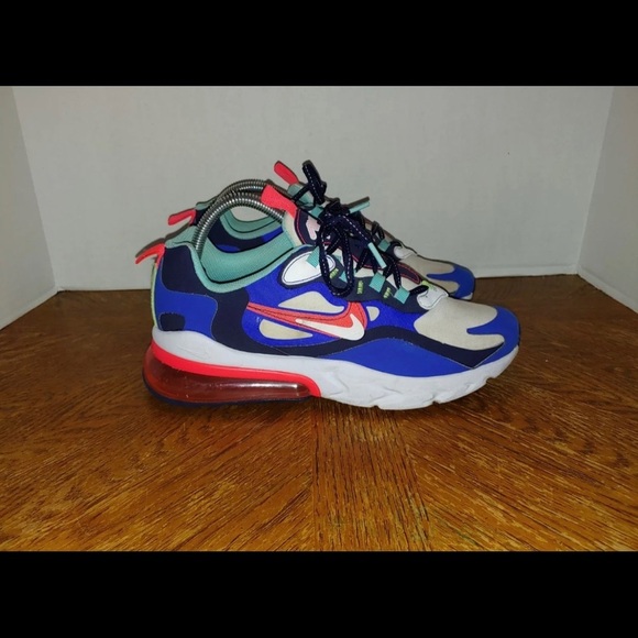 Nike Air Max 270 React SE (GS)Youth size 7 Metallic CU6697 001. - Picture 3 of 11